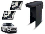 Auto Pearl Premium Car Armrest with Storage Box, High-Density Foam, Nappa Leatherette, No Obstruction to Rear Window Buttons, for Swift 2024