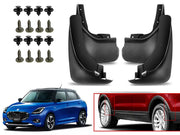 O.E Type Custom Front and Rear Mud Flap Guard (Set of 4 Pcs) | Compatible with MARUTI | Black