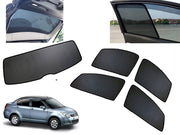 Z-Black Car Window Plug-in Half Sun Shades & Rear Dicky Curtain (Combo) for Maruti