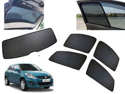 Z-Black Car Window Plug-in Half Sun Shades & Rear Dicky Curtain (Combo) for Maruti