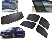 Z-Black Car Window Plug-in Half Sun Shades & Rear Dicky Curtain (Combo) for Maruti