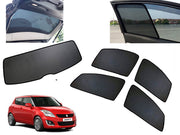 Z-Black Car Window Plug-in Half Sun Shades & Rear Dicky Curtain (Combo) for Maruti