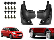 O.E Type Custom Front and Rear Mud Flap Guard (Set of 4 Pcs) | Compatible with MARUTI | Black