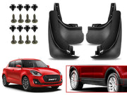 O.E Type Custom Front and Rear Mud Flap Guard (Set of 4 Pcs) | Compatible with MARUTI | Black