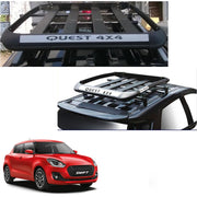 Car Roof Quest Luggage (4x 4) Frame Aluminum Roof Frame Universal Roof Frame Travel Frame Load Frame Load Over 100 kg Roof Shelves Luggage Box Roof Rack (Black)