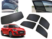 Z-Black Car Window Plug-in Half Sun Shades & Rear Dicky Curtain (Combo) for Maruti