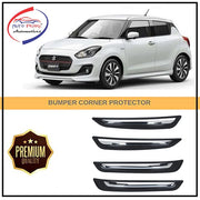 O.E Type Chrome Plated Car Bumper Protector Guard Molding for - Swift 2018 (Set of 4, Chrome)
