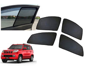 Z-Black Window Plug-in Half Sun Shades Car Curtain for Mahindra