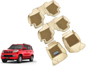 9X Car Floor Mats Luxury Leatherite 9X-Car Floor Mat with Velcro-Tape