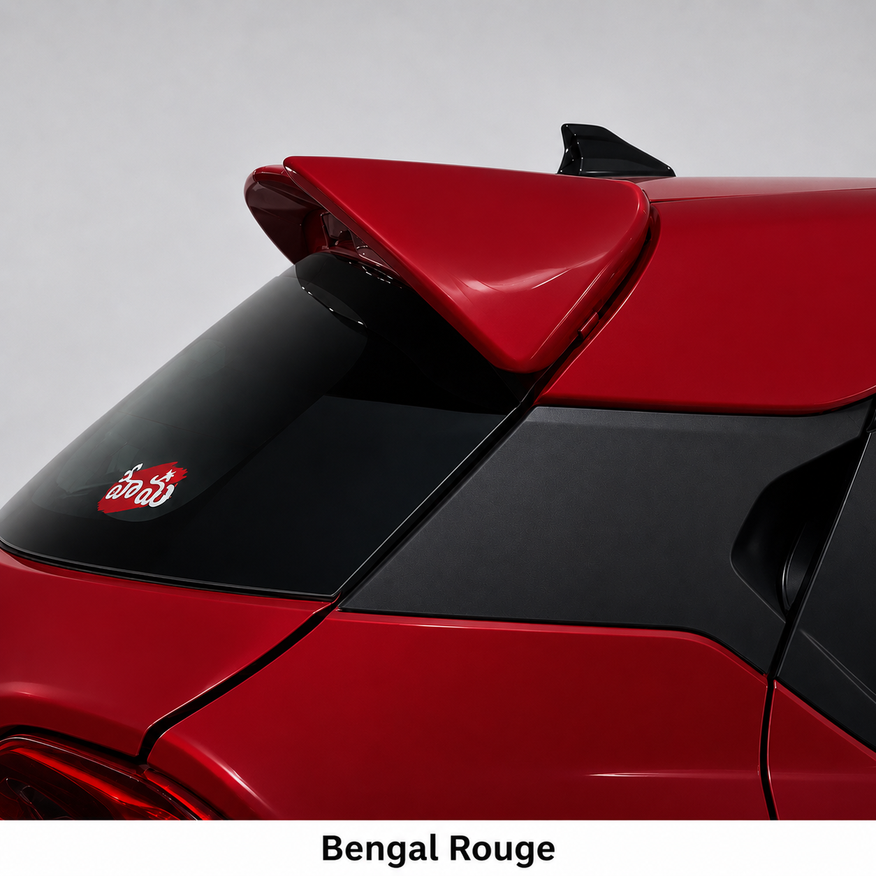 Auto Pearl HBX/ABS Drill Free Roof Spoiler Compatible with Tata Punch 2021-2025 in Glossy Finish