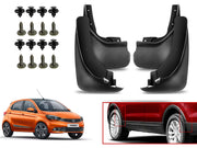 O.E Type Custom Front and Rear Mud Flap Guard (Set of 4 Pcs) | Compatible with TATA | Black