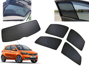 Z-Black Car Window Plug-in Half Sun Shades & Rear Dicky Curtain (Combo) for TATA