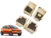 7D Car Floor Mats Luxury Leatherite 7D-Car Floor Mat with Velcro-Tape