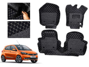 7D Car Floor Mats Luxury Leatherite 7D-Car Floor Mat with Velcro-Tape