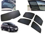 Z-Black Car Window Plug-in Half Sun Shades & Rear Dicky Curtain (Combo) for TATA