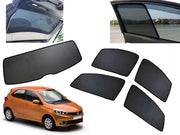 Z-Black Car Window Plug-in Half Sun Shades & Rear Dicky Curtain (Combo) for TATA