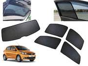 Z-Black Car Window Plug-in Half Sun Shades & Rear Dicky Curtain (Combo) for TATA