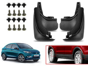 O.E Type Custom Front and Rear Mud Flap Guard (Set of 4 Pcs) | Compatible with TATA | Black