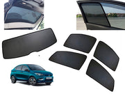 Z-Black Car Window Plug-in Half Sun Shades & Rear Dicky Curtain (Combo) for TATA