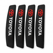 Car Door Edge Guard for TOYOTA Models, Anti Scratch Door Protector, Soft Rubber & Silicone Shock Absorber | Prevents Dents & Paint Damage | Universal Fit Car Door Protection Strip (Black, Set of 4)