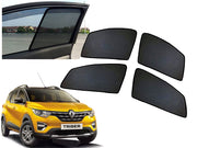 Z-Black Window Plug-in Half Sun Shades Car Curtain for Renault