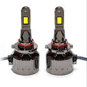 Auto Pearl 9012-6500K 320W (160W Each), 18000LM LED Headlight Bulb with rear cooling Fan for Car (Cool White Light LED Headlight Bulb)