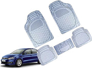 Heavy Duty Transparent 4Pcs PVC Rubber 6204 Clear Car Mat