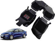 9X Car Floor Mats Luxury Leatherite 9X-Car Floor Mat with Velcro-Tape