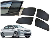Z-Black Window Plug-in Half Sun Shades Car Curtain for Hyundai