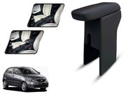 Auto Pearl Premium Car Armrest with Storage Box, High-Density Foam, Nappa Leatherette, No Obstruction to Rear Window Buttons, for Vista