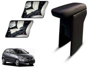 Auto Pearl Premium Car Armrest with Storage Box, High-Density Foam, Nappa Leatherette, No Obstruction to Rear Window Buttons, for Vista