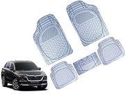 Heavy Duty Transparent 4Pcs PVC Rubber 6204 Clear Car Mat