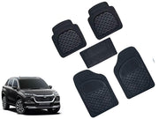 Heavy Duty Transparent 4Pcs PVC Rubber Car Mat