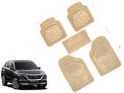 Heavy Duty Transparent 4Pcs PVC Rubber Car Mat