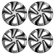 Press Type Hubcap Tiago Wheel Cover Replacements for OEM Steel Wheels Polypropylene Material with Retention Ring | Set of 4 Pcs