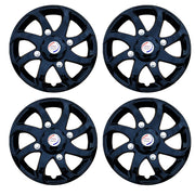 Press Type Hubcap Wheel Cover Replacements for OEM Steel Wheels Polypropylene Material with Retention Ring | Set of 4 Pcs