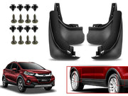 O.E Type Custom Front and Rear Mud Flap Guard (Set of 4 Pcs) | Compatible with HONDA | Black