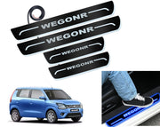 Auto Pearl Car Door Foot Step Led Sill/Scuff Plates With Mirror Finish Compatible with All Models (Set of 4)