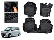 7D Car Floor Mats Luxury Leatherite 7D-Car Floor Mat with Velcro-Tape
