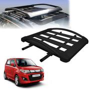 Car Roof Luggage (4x 4) Frame Aluminum Roof Frame Universal Roof Frame Travel Frame Load Frame Load Over 100 kg Roof Shelves Luggage Box Roof Rack (Black)