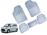 Heavy Duty Transparent 4Pcs PVC Rubber 6204 Clear Car Mat