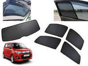 Z-Black Car Window Plug-in Half Sun Shades & Rear Dicky Curtain (Combo) for Maruti