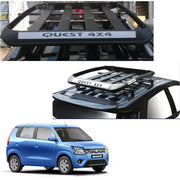 Car Roof Quest Luggage (4x 4) Frame Aluminum Roof Frame Universal Roof Frame Travel Frame Load Frame Load Over 100 kg Roof Shelves Luggage Box Roof Rack (Black)