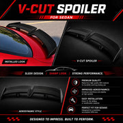 Auto Pearl F1 Spoiler for Maruti Suzuki Swift 2024 | Clamp Fitting | No Drill