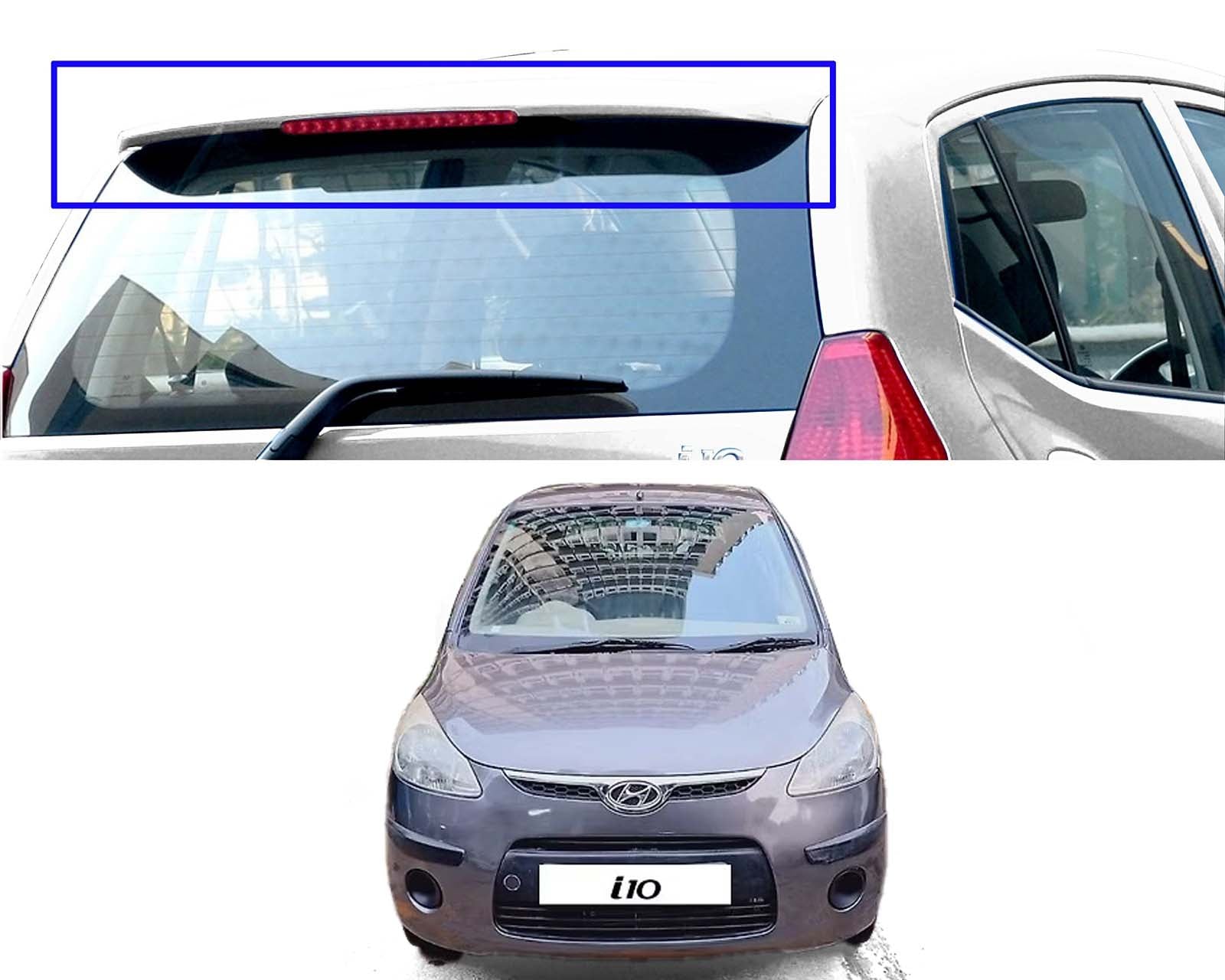 Auto Pearl OE Type Car Spoiler for i10 2010 Model - Grey Color
