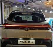 Auto Pearl HBX/ABS Drill Free Roof Spoiler Compatible with Tata Punch 2026  in Piano Black Finish