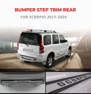 Auto Pearl Rear Bumper Step Trim (Premium) Compatible with Mahindra Scorpio 2017-2026