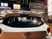 Auto Pearl HBX/ABS Drill Free Roof Spoiler Compatible with Tata Punch 2021-2025 in Glossy Finish
