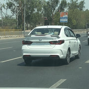 Auto Pearl FRP/ABS Drill Free Roof Spoiler Compatible with Honda City 2019 | Car Spoiler with Brake Light Reflector