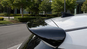 Auto Pearl Roof Wing Rear Spoiler Compatible with i20 Elite (2014-2018) |Car Spoiler without Brake Light | Color - Black